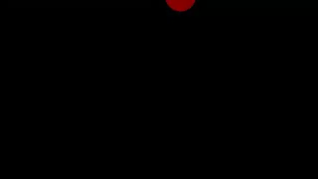 red moon at night